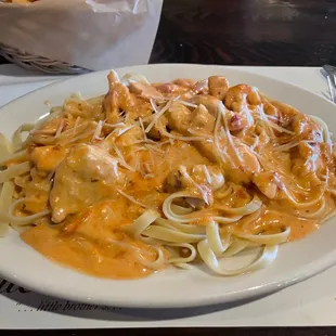 Pasta with Pink Sauce