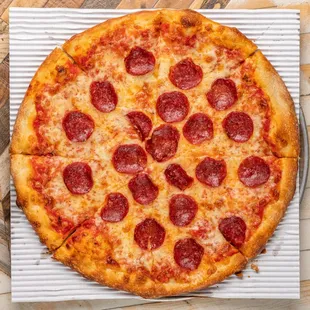 Detroit Style Pepperoni Pizza