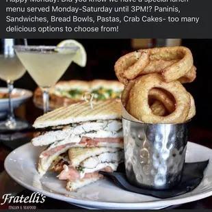 Showing how recently they advertised lunch on Saturdays.