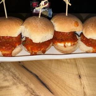 Meatball sliders