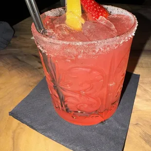 Strawberry spiked lemon