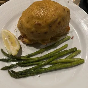 Salmon, Chesapeake, and asparagus