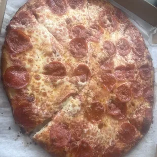 Pepperoni pizza