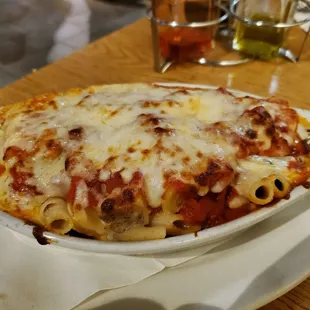 Combo Dish - lasagna, manicotti, and ziti
