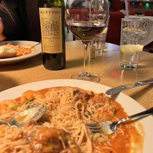 Great food! Great wine!!