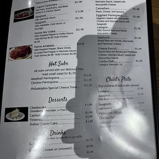 Menu page 3 (current 20DEC&apos;22)