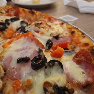 pizza, food