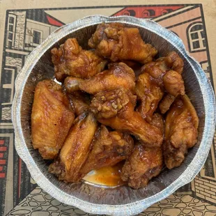 12 ct bbq wings (instagram: @issa.cheatday)
