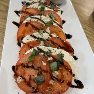 Caprese Salad with fresh mozzarella was very good
