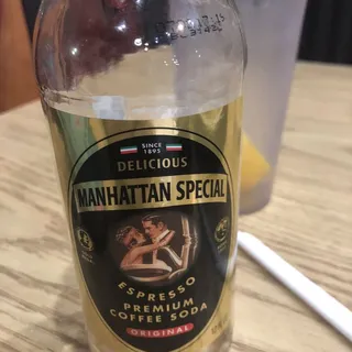 Manhattan special coffee soda
