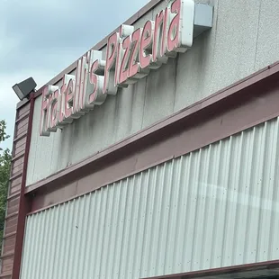 the front of the restaurant