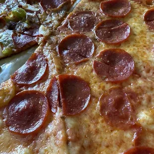 New York pizza and make your own with pepperoni pizza