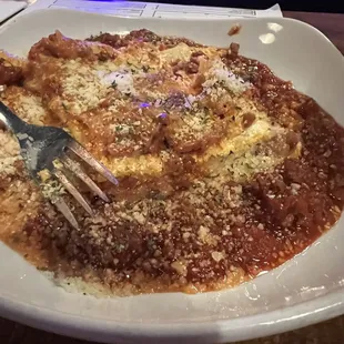 pasta dish, pasta, food