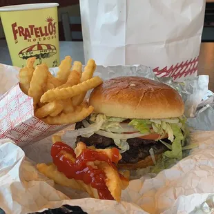 Double hamburger will be enough for your hunger for just $12.50