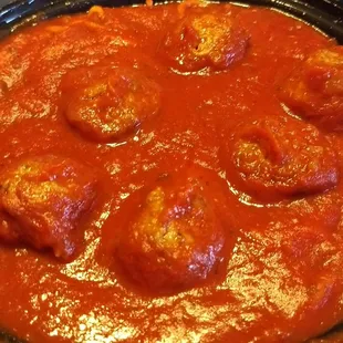 Spaghetti and meatballs