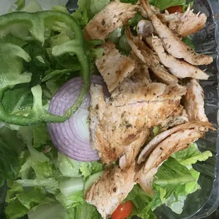 Grilled chicken salad