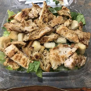 Chicken Caesar salad!