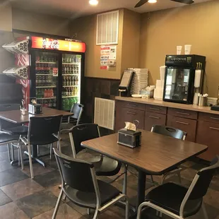 sushi and sashimi, interior