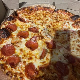 pizza, food