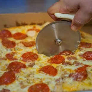 pizza, food