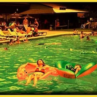 FOE pool June 20, 2009 taken with iPhone and tinted with 70s photo effect