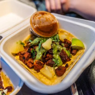  a close up of a plate of food