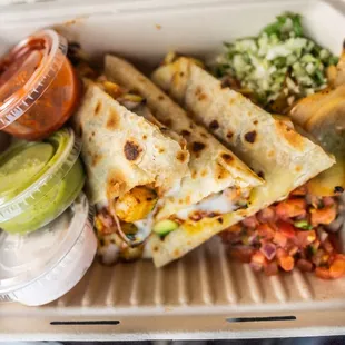  quesadilla and salsa