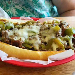Cheese steak sandwich