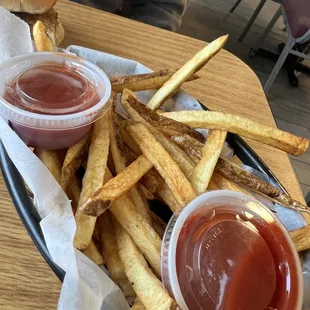 Fresh cut fries.  Excellent