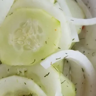 Cucumber & Onion Salad
