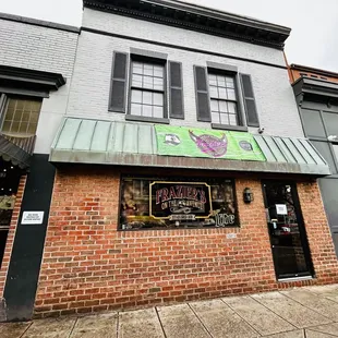 the front of the store