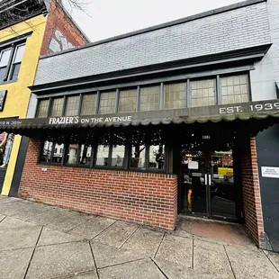 the front of the store