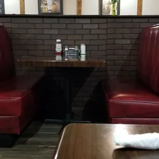 Typical booth