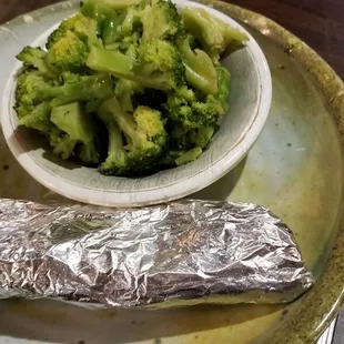 I ordered an extra side (broccoli)