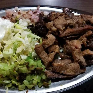 Prime rib fajitas