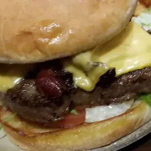 1/2 lb. Bacon cheeseburger. Simply an amazing burger!!