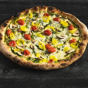 Garden Pesto Pizza