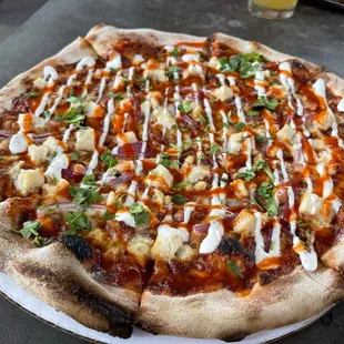 Buffalo Barbecue Fusion Pizza