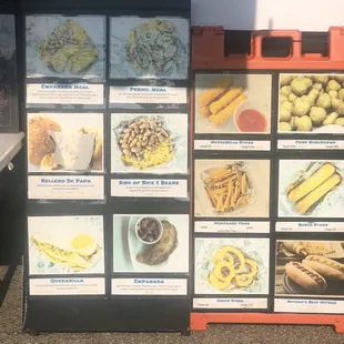 'Sandwich board' our front