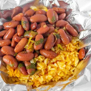 Our flavor packed Spanish rice &amp; beans