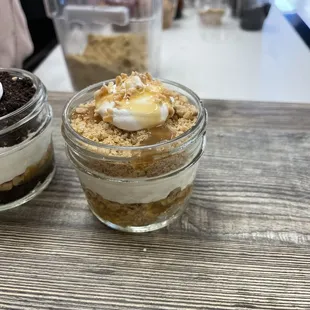 Heath bar with graham cracker crust