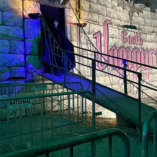 Vampiress  guarding the door