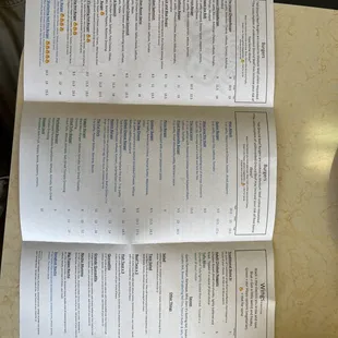 Menu inside