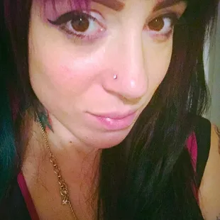 Nostril piercing by Ben