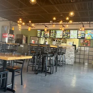 Very very clean restaurant.