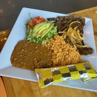 Carne Asada Plate