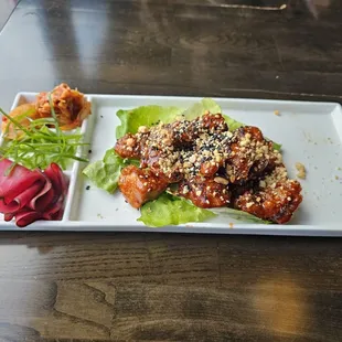 The Korean fried chicken won&apos;t make you forget your favorite Korean spot but it&apos;s a respectable and tasty effort.