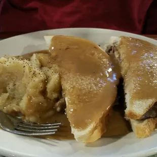 Roast beef dinner plate.  $7. Very good.