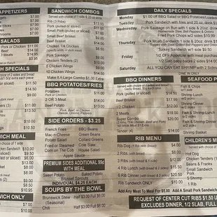 Menu 2022