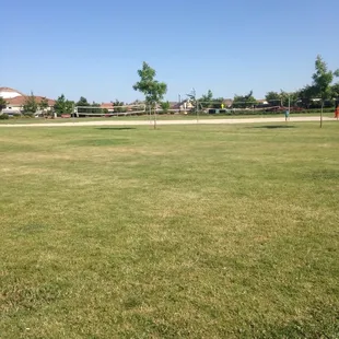 Sand volleyball courts.